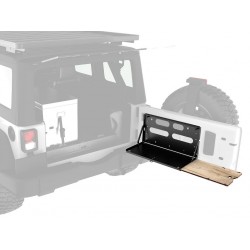 Kit galerie Slimeline II Front Runner avec table pliante Jeep Wrangler JL 4xe Unlimited 2021-2022