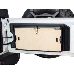 Kit galerie Slimeline II Front Runner avec table pliante Jeep Wrangler JL 4xe Unlimited 2021-2022