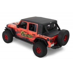 Kit conversion Halftop Black Twill Bestop Jeep Wrangler JL Unlimited 2018-2022