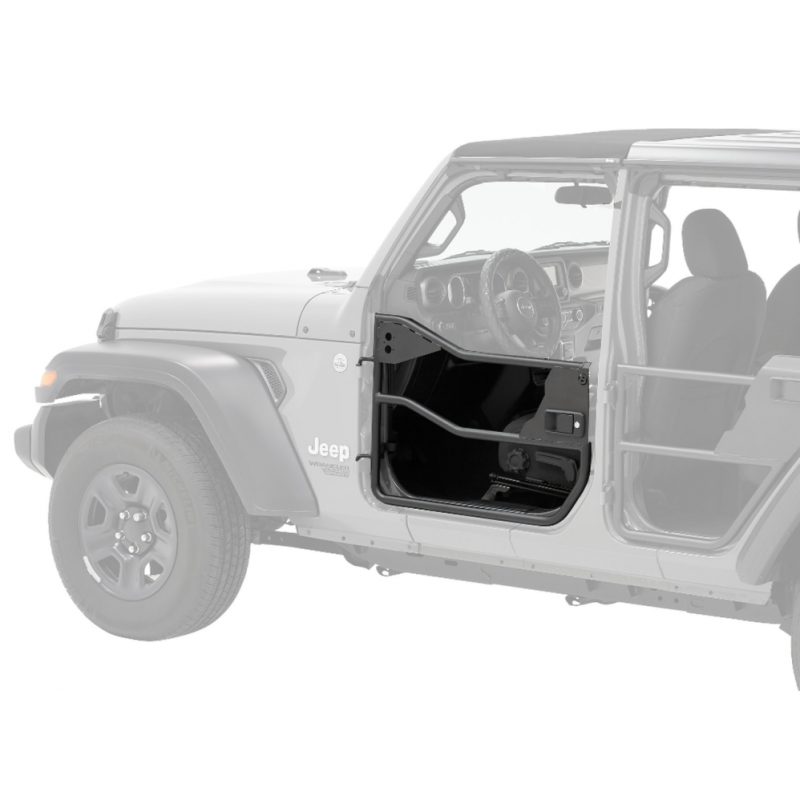 Demi-portes tubulaires acier HighRock 4x4 Bestop Jeep Wrangler JL/Gladiator 2018-2022 Demi-portes tubulaires acier HighRock 4x4 Bestop Jeep Wrangler JL/Gladiator 2018-2022
