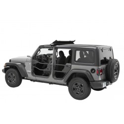 Demi-portes arrière tubulaires acier HighRock 4x4 Bestop Jeep Wrangler JL/Gladiator 2018-2022