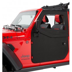 Portes toiles avant Bestop Black Diamond Jeep Wrangler JL/Gladiator