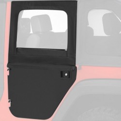 Portes toiles arrière Bestop Black Diamond Jeep Wrangler JL/Gladiator