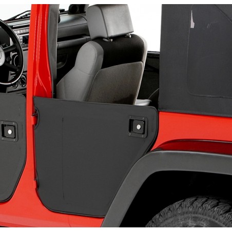 Demi-portes arrière toiles Bestop pour Jeep Wrangler JK 4 portes 2007-2017