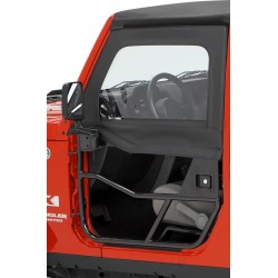 Hauts de porte toile avant Black Diamond Bestop Jeep Wrangler JK 2/4 portes