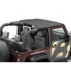 Bikinitop Header Bestop Black Diamond Jeep Wrangler JK 2007-2009