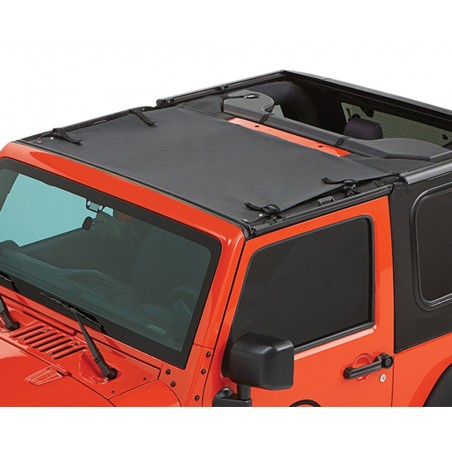 Bikinitop Targa Style Bestop Black Diamond Jeep Wrangler JK 2007-2017