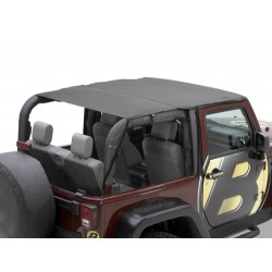 Bikinitop Header Safari Bestop Black Diamond Jeep Wrangler JK 2007-2009
