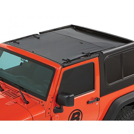 Bikinitop Targa Style Bestop Safari Black Diamond Jeep Wrangler JK 2007-2017