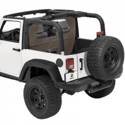 Rideau arrière Windjammer Khaki Diamond Jeep Wrangler JK 2 portes