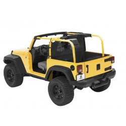 Rideau arrière Windjammer Black Diamond Jeep Wrangler JK 2 portes