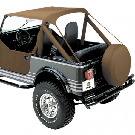 Bikinitop Traditional Bestop Tan Jeep CJ7/Wrangler YJ