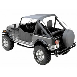 Bikinitop Tradional Bestop Charcoal Jeep CJ7/Wrangler YJ