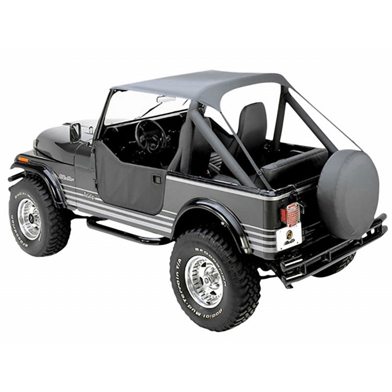 Bikinitop Tradional Bestop Charcoal Jeep CJ7/Wrangler YJ Bikinitop Tradional Bestop Charcoal Jeep CJ7/Wrangler YJ