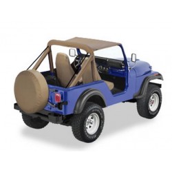 Bikinitop Traditional Bestop Tan Jeep CJ5 1976-1983