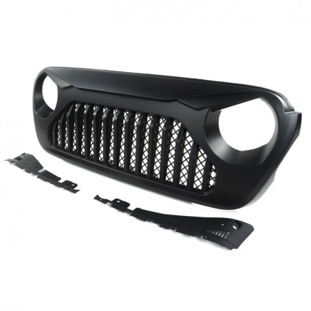 Grille de calandre OFD Angry Eye Matte Black Jeep Wrangler JL et Gladiator