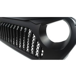 Grille de calandre OFD Angry Eye Matte Black Jeep Wrangler JL et Gladiator