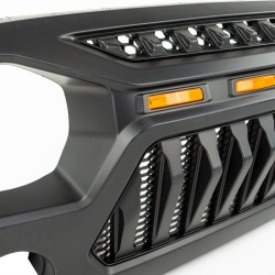 Grille de calandre OFD Angry Eyes avec éclairage Jeep Wrangler JL 2018-2022