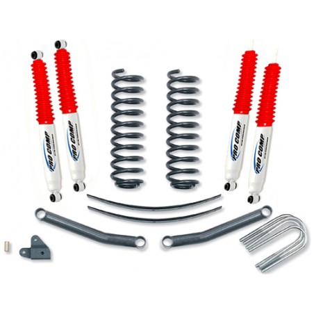 Kit suspension réhausse +3" Pro Comp Jeep Cherokee XJ