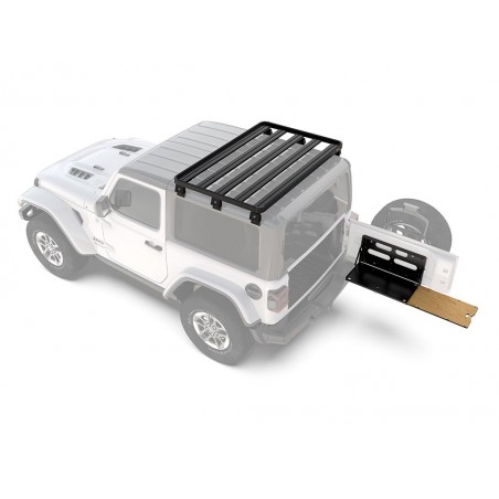 Kit de 1/2 galerie Slimline II avec table pliante pour une Jeep Wrangler JL 2 portes (2018 - jusqu'à présent)