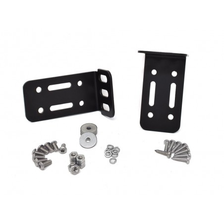 Kit supports barre LED sur plaque immatriculation Lazer Lamps