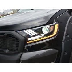 Feux avant type Mustang HID Bi-Xenon Ford Ranger 2016-2022