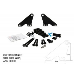 Kit support montage sur rails de toit 65 mm pour barre LED Lazer Lamps