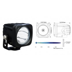 Kit Phares Led Serie Optimus Square Led 10 watts