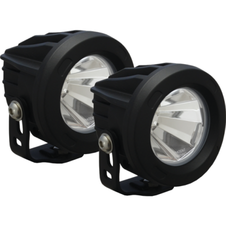 Kit phares Led Serie Optimus Round Led 10 watts 60°