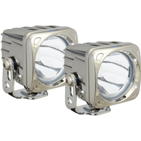 Kit Phares Led Serie Optimus Square Led 10 watts chrome 10°