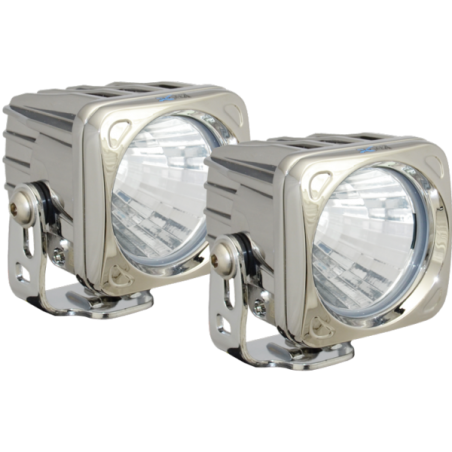 Kit Phares Led Serie Optimus Square Led 10 watts chrome 20°