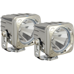 Kit Phares Led Serie Optimus Square Led 10 watts chrome 60°