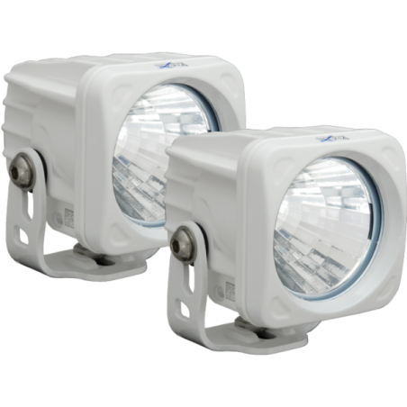 Kit phares Led Serie Optimus Square Led 10 watts White 20°