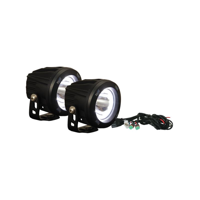 Kit phares Led Serie Optimus Halo Round Led 10 watts Kit phares Led Serie Optimus Halo Round Led 10 watts