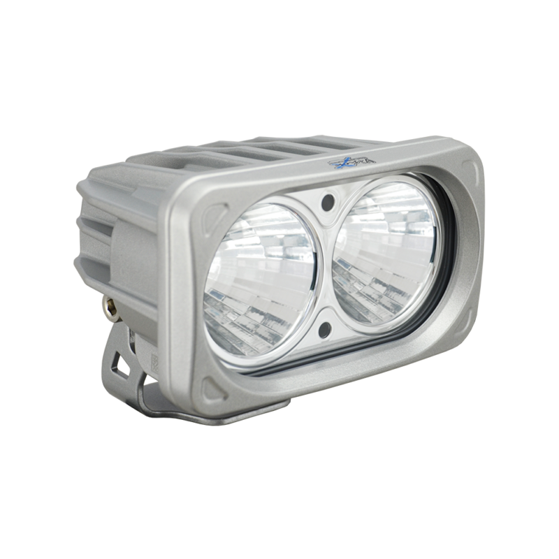 Phare Led Optimus Square Dual Led 20 watts Chrome Vision X 20° Phare Led Optimus Square Dual Led 20 watts Chrome Vision X 20°