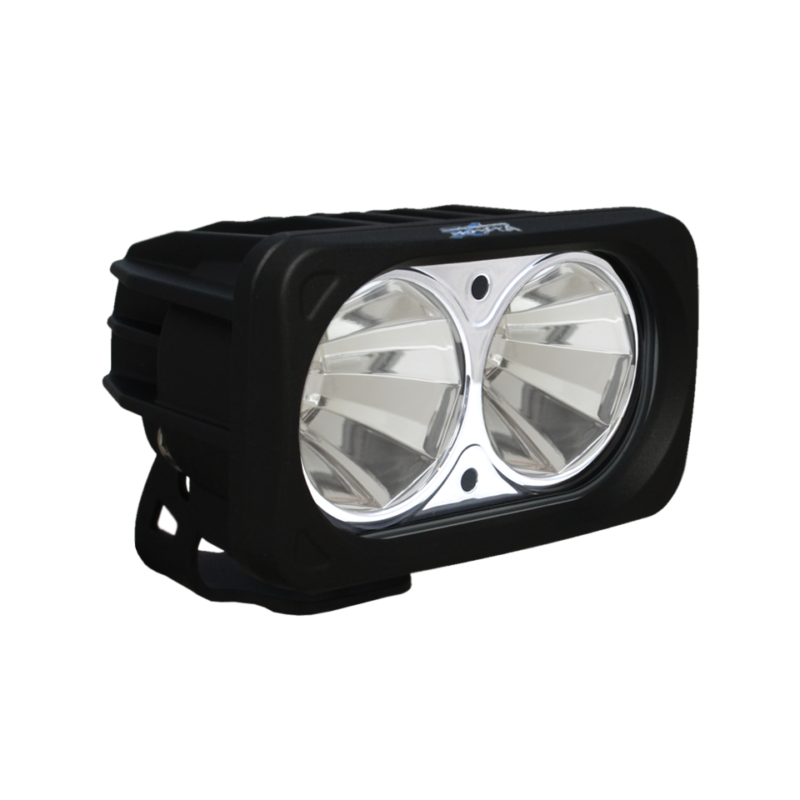 Phare Led Optimus Square Dual Led 20 watts Noir Vision X 60° Phare Led Optimus Square Dual Led 20 watts Noir Vision X 60°