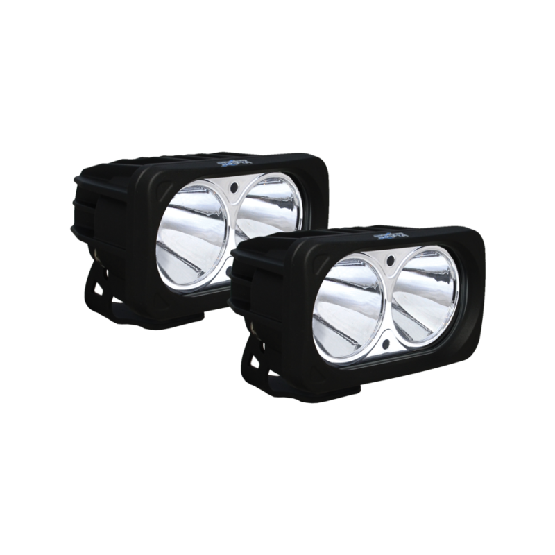 Kit Phares Led Optimus Square Dual Led 20 watts Noir Vision X 10° Kit Phares Led Optimus Square Dual Led 20 watts Noir Vision X 10°