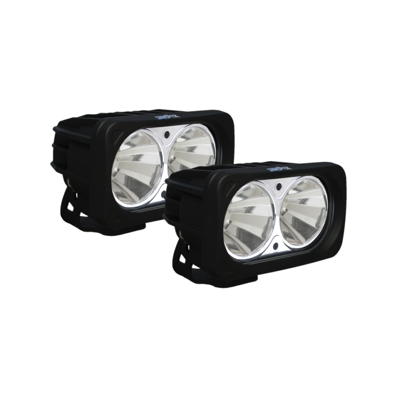 Kit Phares Led Optimus Square Dual Led 20 watts Noir Vision X 60° Kit Phares Led Optimus Square Dual Led 20 watts Noir Vision X 60°