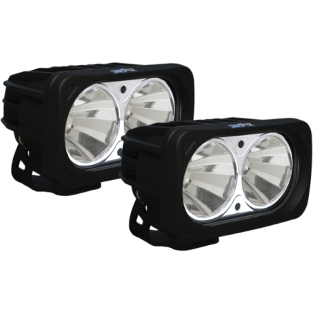 Kit Phares Led Optimus Square Dual Led 20 watts Noir Vision X 60°