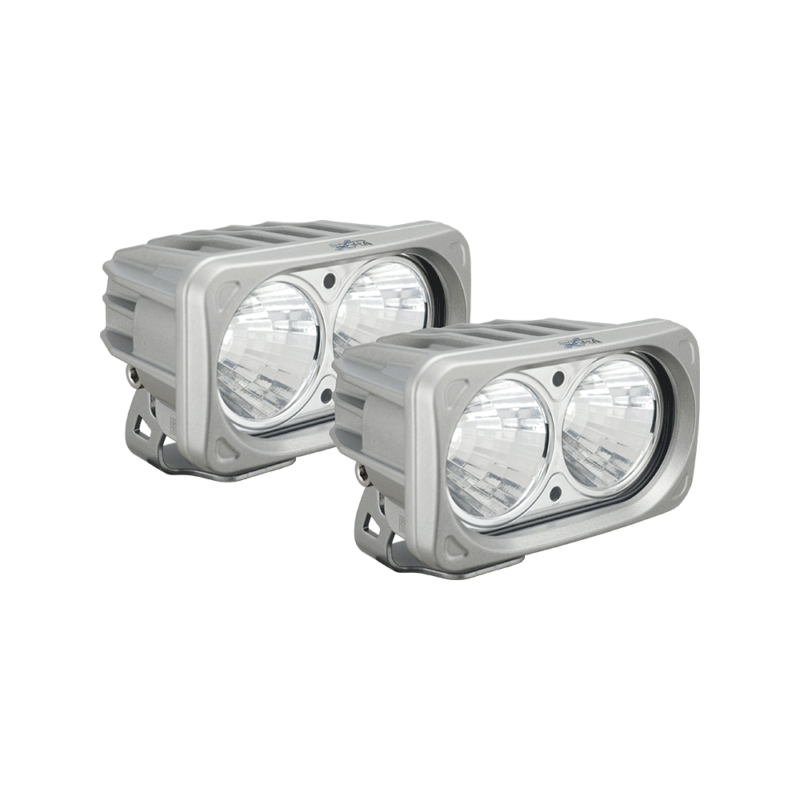 Kit Phares Led Optimus Square Dual Led 20 watts Chrome Vision X 20° Kit Phares Led Optimus Square Dual Led 20 watts Chrome Vision X 20°