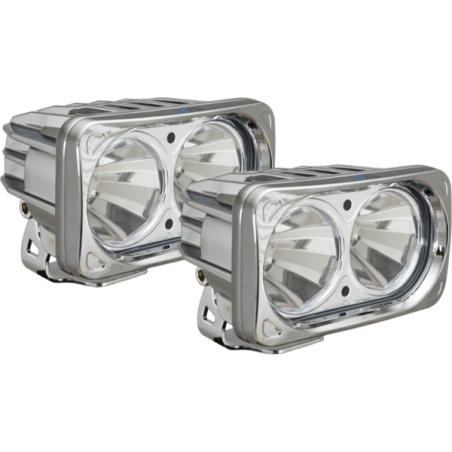 Kit Phares Led Optimus Square Dual Led 20 watts Chrome Vision X 60°