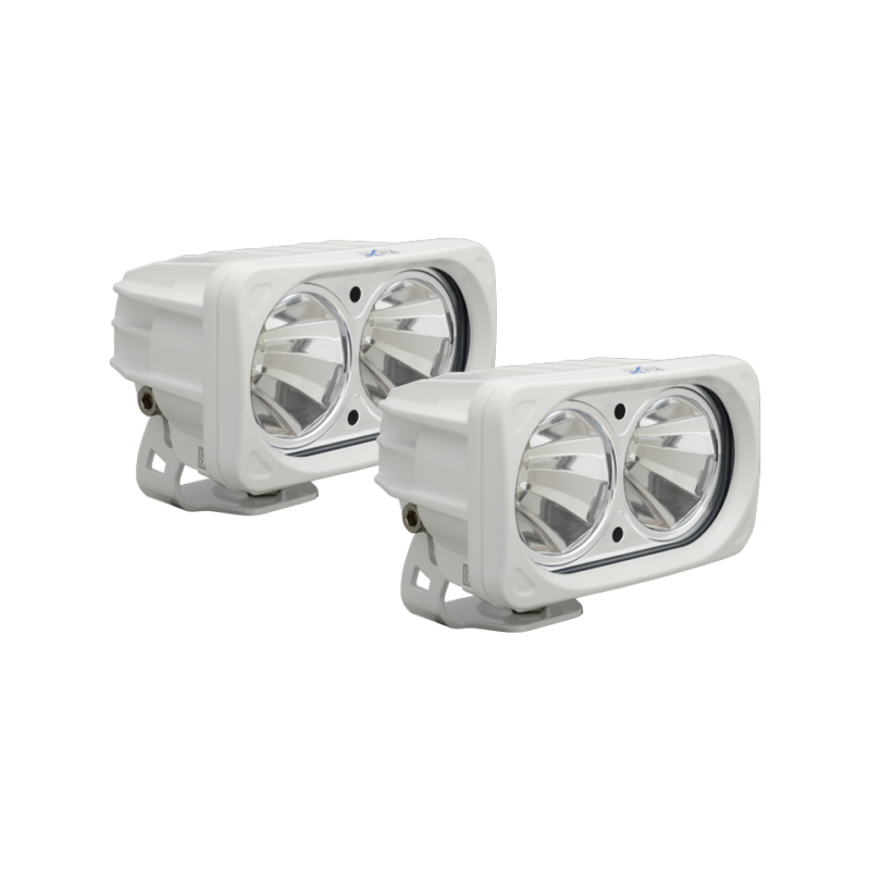 Kit Phares Led Optimus Square Dual Led 20 watts Blanc Vision X 60° Kit Phares Led Optimus Square Dual Led 20 watts Blanc Vision X 60°