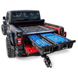 Plateau et tiroirs de rangement Decked pour benne Jeep Gladiator JT