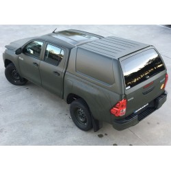 Hardtop Starflex Linextras sans vitres latérales Toyota Hilux Double Cabine 2016-2022