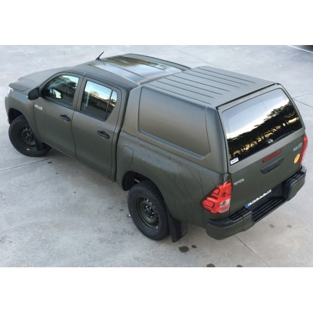 Hardtop Starflex Linextras sans vitres latérales Toyota Hilux Double Cabine 2016-2022