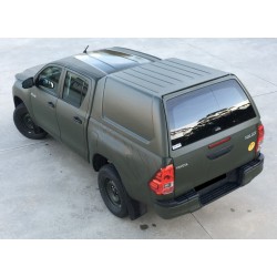 Hardtop Starflex Linextras sans vitres latérales Toyota Hilux Double Cabine 2016-2022