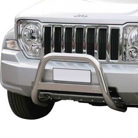 Pare-buffle acier Inoxydable Jeep Cherokee 2008-2013