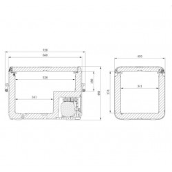 Glacière à compresseur portable Domectic CFX3-100