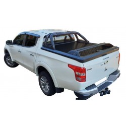 Couvre benne aluminium + Roll Bar Upstone Noir Mitsubishi L200