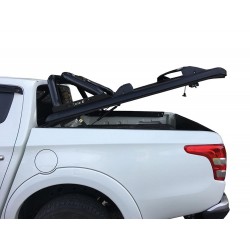 Couvre benne aluminium + Roll Bar Upstone Noir Mitsubishi L200